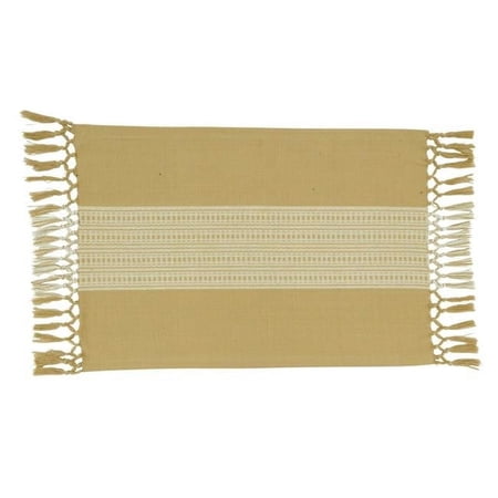 Saro Lifestyle Stripe Design Placemat (Set of 4)