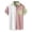 Summer01Pink, variant on Dress Shirts for Men, Mens Big Tall Shirt Hawaii Holiday Tee Tops Casual Loose Classic Regular Short Sleeve Crewneck Solid Color Splice Button-down Workout Tshirts Summer
