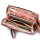 thumbnail image 4 of Women's Long PU Leather Wallet with Double Zip, Phone Holder - Black, 8.5 x 4.5 inches, 4 of 5