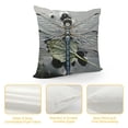thumbnail image 4 of Decorative Throw Pillow Covers Square Pillow Cases Dragonfly Throw Pillow Covers Soft Cushion Cover Double Sided Plush Pillow Covers for Couch Sofa Bed Home Decor, 4 of 5