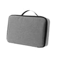 thumbnail image 4 of Organizador de gafas de sol, bolsa organizadora de gafas, compartimento ajustable con cremallera, organizador portátil de joyas y relojes para hombres, 4 of 8