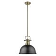 thumbnail image 2 of Duncan Mini Pendant with Rod in Black with a Blue Shade, 2 of 4