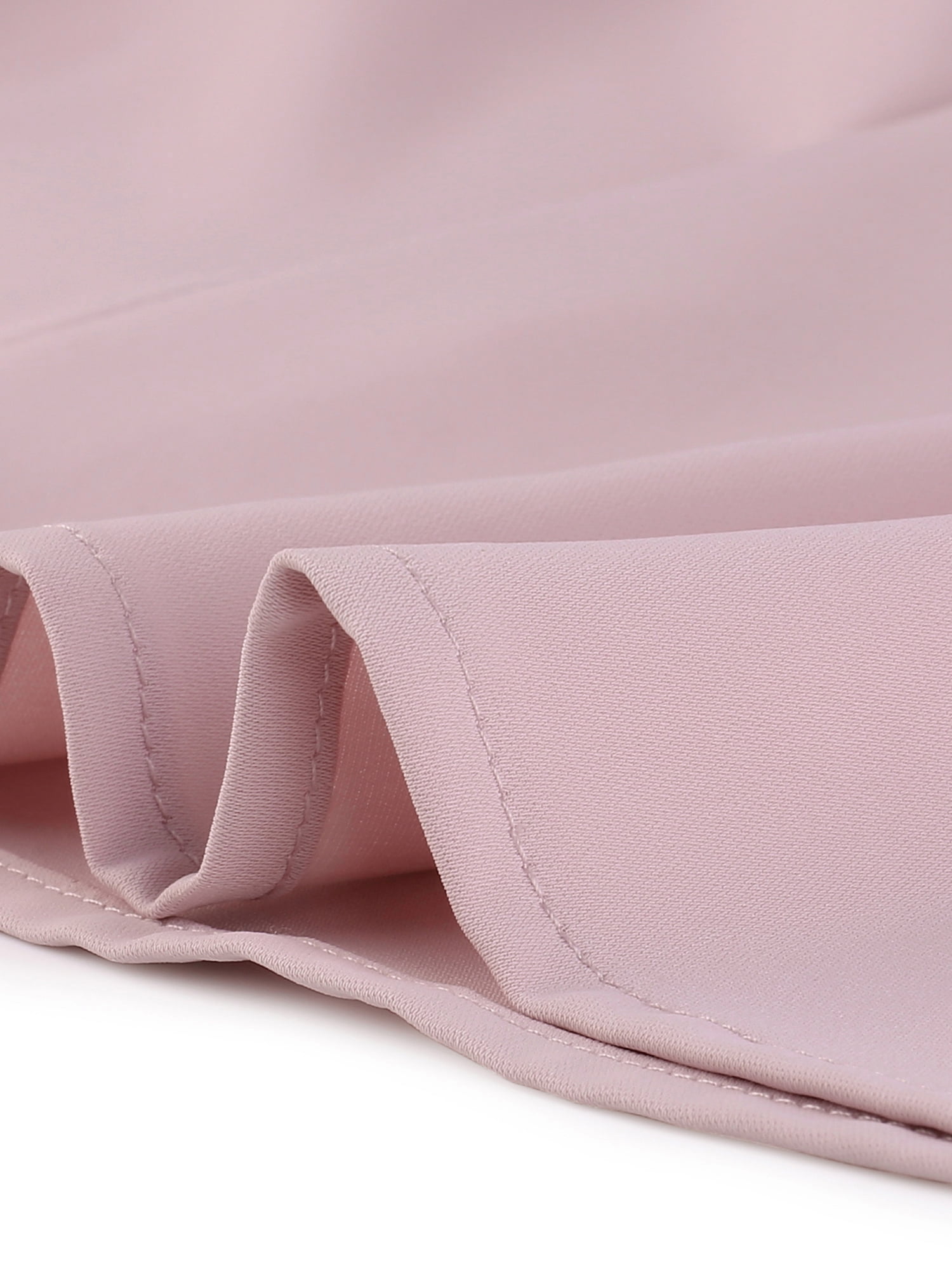 DARING DIVA Women's Peter Pan Collar Short Sleeve Button Front Shirts XS Pink
