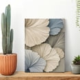 thumbnail image 2 of Abstract Floral Canvas Wall Art – Modern Neutral Flower Canvas Painting, Printed Botanical Wall Art, Minimalist Leaf Texture Artwork, 2 of 7