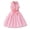Pink, variant on Gfyviroh Toddler Girls Dresses Sleeveless Button Front Summer Dresses Solid Patchwork Tulle Dresses,Size 2-13 Y