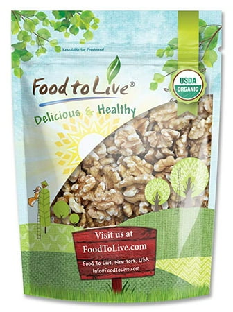 Food To Live Organic Walnuts (Raw, No Shell) (7.5 Pounds)