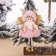 thumbnail image 2 of Hwkond Outdoor Christmas Decorations Clearance Christmas Decoration Pendant Christmas Tree Decoration Cute Fabric Deer Horn Plush Girl Angel Doll Pendant Pendant, 2 of 4