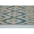 thumbnail image 4 of Ladole Rugs Geometric Soft Indoor Modern Area Rugs Carpet in Blue, 3x10(2'7" x 9'10, 80cm x 300cm), 4 of 4