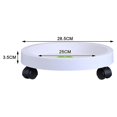 thumbnail image 2 of Removable Flower Pot Tray Universal Wheels Round Plastic Tray Flower Pot Rack Plant Stand, 2 of 2