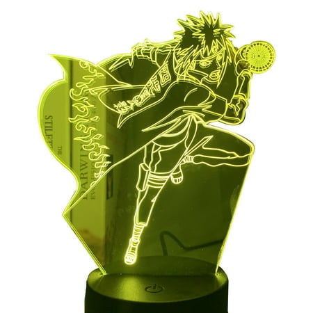 

Wanwan Light Lamp Itachi Uchiha Design Remote Control Function Acrylic 3D LED USB Eye-protecting Naruto Nightlight for Christmas