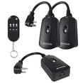 thumbnail image 2 of Outdoor Indoor Wireless Remote Control Outlet Kit, Waterproof Electrical Plug In Remote Light Switch, Switch Control Outdoor Outlet in 3 Packages., 2 of 5