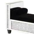 thumbnail image 5 of ACME Noralie Bench w/2 Pillows, Mirrored & Faux Diamonds, 5 of 8
