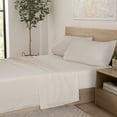 thumbnail image 2 of Vellux Aster Jersey Sheet Set, Queen, Soft Taupe, 2 of 9