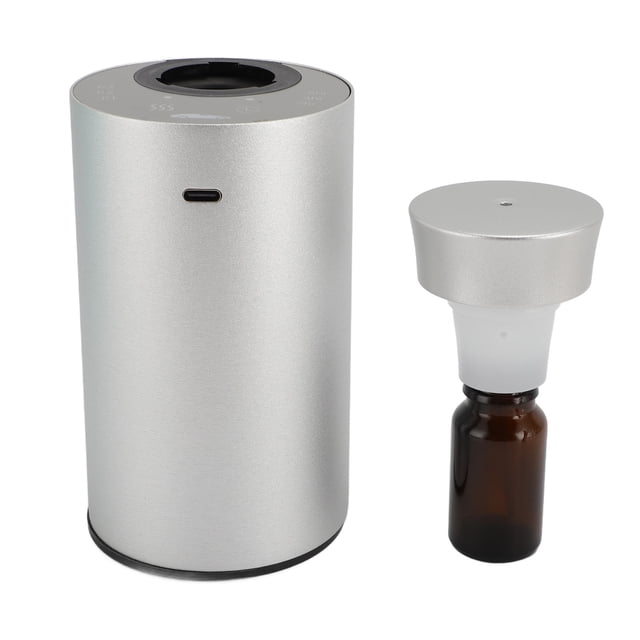 Essential Oil Diffuser, Battery Operated Quiet Small Aromatherapy Diffuser, Waterless Spray Aromatherapy Fragrant Oil Humidifier for Baby Bedroom, Hotel, Plant