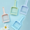 thumbnail image 4 of keepw Pet Cat Litter Sifter Waste Tray Solid Long Multi-functional Useful Shovel Scoop Compact Cleaning Plastic Tool Toilet Pink, 4 of 6