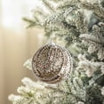 thumbnail image 4 of Bolas Navideñas de Espuma Color Oro Rosa | Adornos Ligeros y Duraderos para Un Ambiente Festivo | Tamaño: 8 Cm | Paquete de 1, 4 of 6