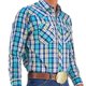 thumbnail image 5 of Camisa Vaquera Wrangler Hombre Manga Larga G70 verde EEG, 5 of 6