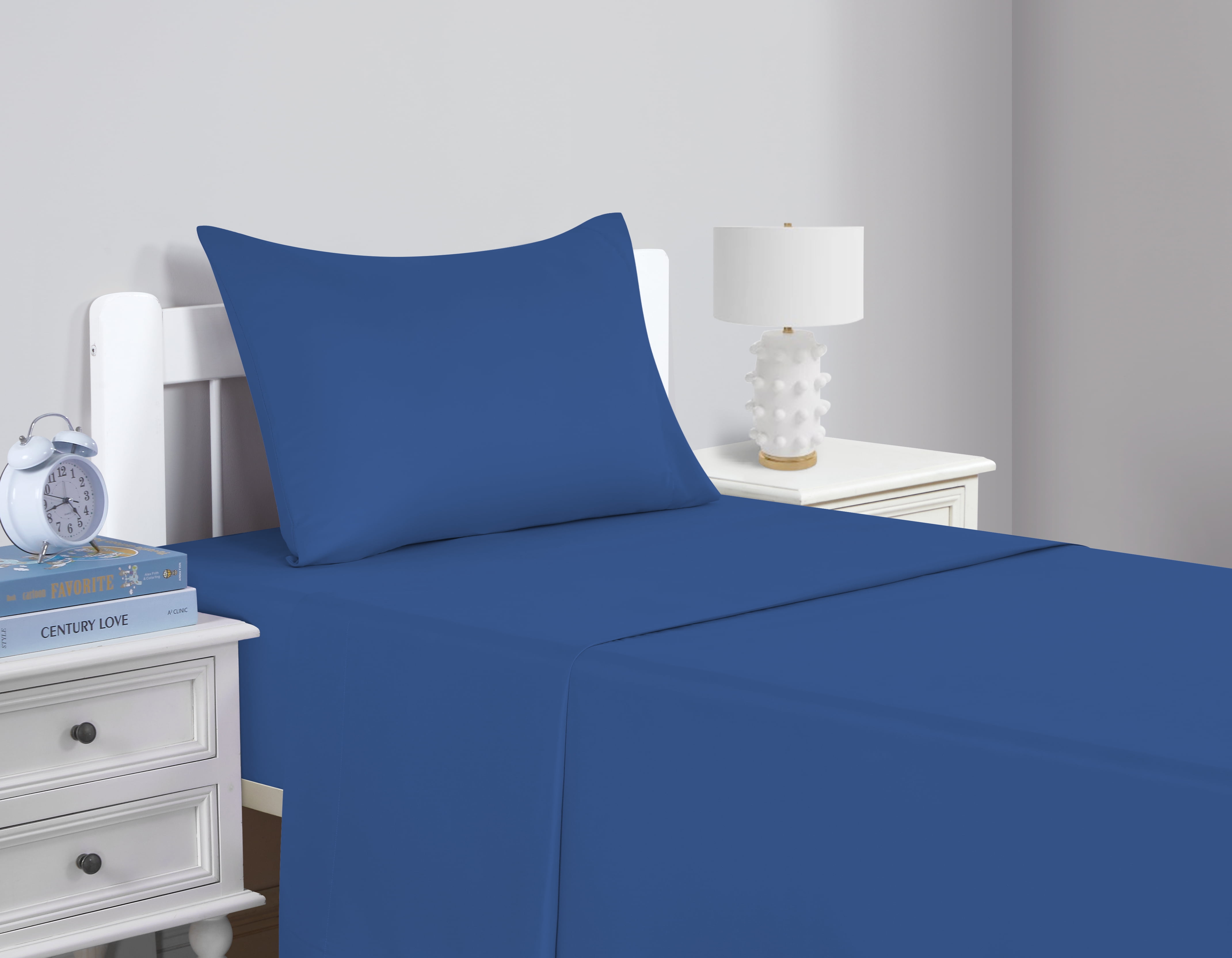 Your Zone Kids Super Soft Microfiber Sheet Set, Blue, Twin, 3 Piece