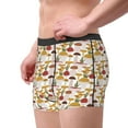 thumbnail image 2 of Yiaed Mushroom Print Men's Soft Cotton Boxer Shorts Breathable Boxers Underwear Moisture-Wicking Underwear Stretch Boxer Briefs for Man-Medium, 2 of 5