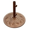 Island Umbrella 50-lb Art Deco Aluminum Umbrella Base in Bronze