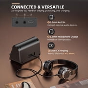 LEKATO GA-4 10W Portable Electric Guitar Amplifier with Clean & Overdrive Channel Reverb Bluetooth Mini Small Guitar Amp for Practice