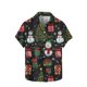 thumbnail image 1 of Camisas de Manga Larga para los Hombres Impreso Botón Turndown Collar Blusa, Casual Y Versátil Hombre Manga Corta Botón Abajo Camisas, 1 of 9