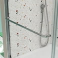 thumbnail image 5 of MAYEERTY 56-60"W x 70"H Double Sliding Shower Bypass Door, Tempered Glass & Stainless Steel Handle, Polished Silver, 5 of 17