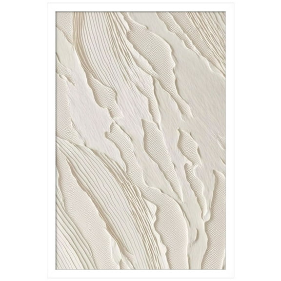 Amanti Art Silent Stones II Wood Framed Wall Art Print