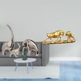 thumbnail image 2 of Estatua de elefante,Estatuas de elefantes de cerámica,figuras de elefantes,decoración,Estatua de escritorio,Figura decorativa de pelea de toros y osos,Colecciones de esculturas de, 2 of 8