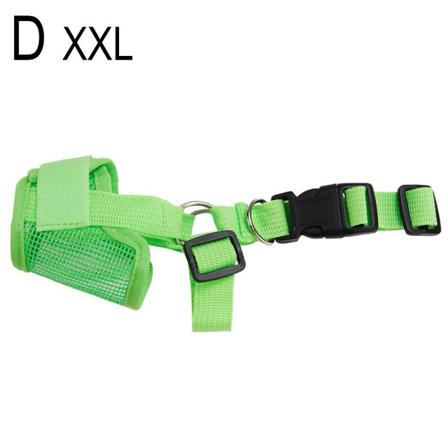 Masque en Maille Anti-Aboiement pour Chien Noir TG Anti-Morsure et Mastication Z7 R4V6