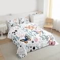 thumbnail image 3 of Homewish Cartoon Butterfly 3 Pieces Queen Comforter Set for Preppy Children Kids,Dreamy Princess Ultra Soft Bedding Sets,Kawaii Animal Bedding Comforter Set,Luxury Bedroom Decor,Reversible, 3 of 8