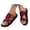 Red, variant on Dakaela Mesh Sandals for Women 2025 Hollow Orthopedic Slide Shoes Breathable Non Slip Beach Slippers