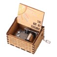 thumbnail image 2 of Juguete Musical Caja de música con manivela retro tallada en madera You Are My Sunshine Music Box (B) Wdftyju Libre de BPA, 2 of 4