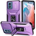 thumbnail image 1 of Funda para GANGXUN Motorola Moto G22 - Soporte metálico, Función magnética, Morado, 1 of 5