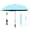 B, variant on Portable Camping Beach Chair Parasol Detachable Kit With Folding Clamp Fishing Outdoor Sun Umbrella Silver