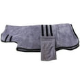 thumbnail image 2 of Dog Bathrobe Towel Soft Super Absorbent Bath Robe Drying Moisture Pajamas For Dog New, 2 of 2
