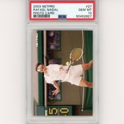 Graded 2003 Netpro Rafael Nadal #27 Photo Card Rookie RC Tennis Card PSA 10 Gem Mint
