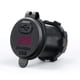 thumbnail image 1 of Auto Barco Motocicleta Impermeable Puerto Usb Dual Led Pantalla Digital Adaptador De Cargador Usb Con Interruptor De Voltímetro,18W 12-24V matsuzay VI008657-02, 1 of 5