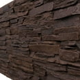thumbnail image 2 of Ekena Millwork 45 3/4"W x 24 1/2"H x 1 1/4"D Canyon Ridge Stacked Stone, EverStone Faux Stone Siding Panel, Deep Creek, 2 of 9