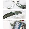thumbnail image 4 of CHL-Mini Zip Keychain Wristlet Wallets Dual CLear Pouch Wristlet Detachable Coin Purse Pocket Preppy Cute Stuff Travel Essentials, 4 of 4