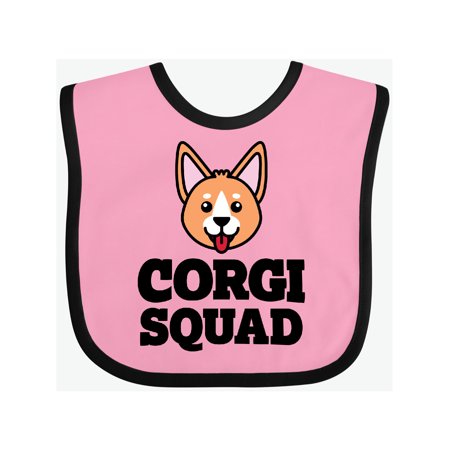

Inktastic Dog Corgi Squad Gift Baby Boy or Baby Girl Bib