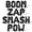Black, variant on Letter Balloons - BOOM ZAP SMASH POW 16" Inch Alphabet Letters Foil Mylar Balloon Birthday Party Banner (White)