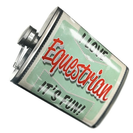 

NEONBLOND Flask I Love Equestrian Vintage design