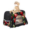 thumbnail image 6 of Cherry Luxury Pet Bag with 900D Oxford Fabric, Nylon Webbing - 17x10x11.8 in, 43x26x30 cm - Comfortable and Stylish Carrier for Small Dogs and s, 6 of 7