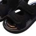 thumbnail image 3 of Sandalias de bebé transpirables para niños, sandalias de verano antideslizantes (Negro 28), 3 of 6