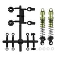thumbnail image 2 of 1/10 RC Car Shock Absorber Damper Set CNC Processed Accs Shock Absorber Kits green 90mm, 2 of 8
