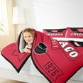 thumbnail image 4 of jejeloiu Ice Hockey Full Size Comforter Sets,Sport City Bedding Comforter Set,Chicago Bedding Sets For Boys Teens,Ultra Soft Home Decor Reversible,3-Piece, 4 of 8