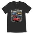 thumbnail image 5 of Ford Still Plays with Trucks V-Neck T-shirt American Classic F100 F150 Pickup Built Tough Vintage Offroad 4x4 Tee, 5 of 7