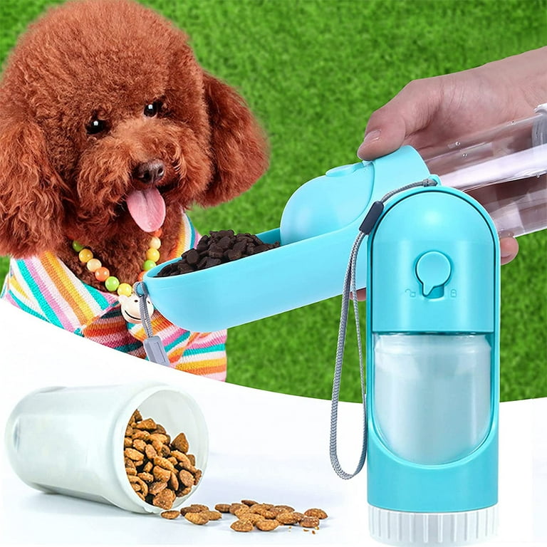 Pet Water Cup, Outdoor Portable accompanying Water and Food Dual-Purpose Cup,  Cats and Dogs Out Drinking Water 