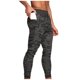 thumbnail image 1 of Pantalones largos para hombre con cordón, cintura elástica, múltiples bolsillos, pantalones casuales para hombre, 1 of 3